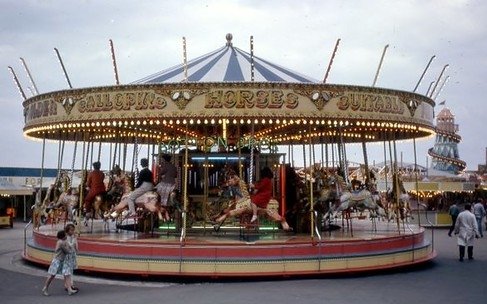 Gallopers, Great Yarmouth Pleasure Beach UK Gallopers, Great Yarmouth Pleasure Beach UK